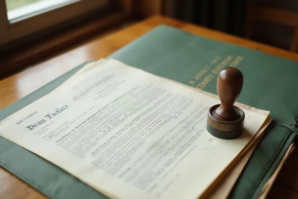Recorded transfer on death deed and death certificate on a desk
