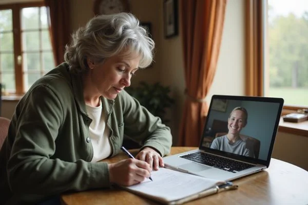 Out-of-state heir signing closing documents remotely at home